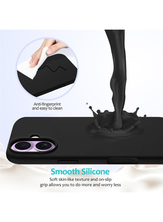 Houmt iPhone 17 Case Liquid Silicone Slim Thin Phone Cover For iPhone 17 Microfiber Lining Protective Phone Case For iPhone 17 6.3-inch - Image 4